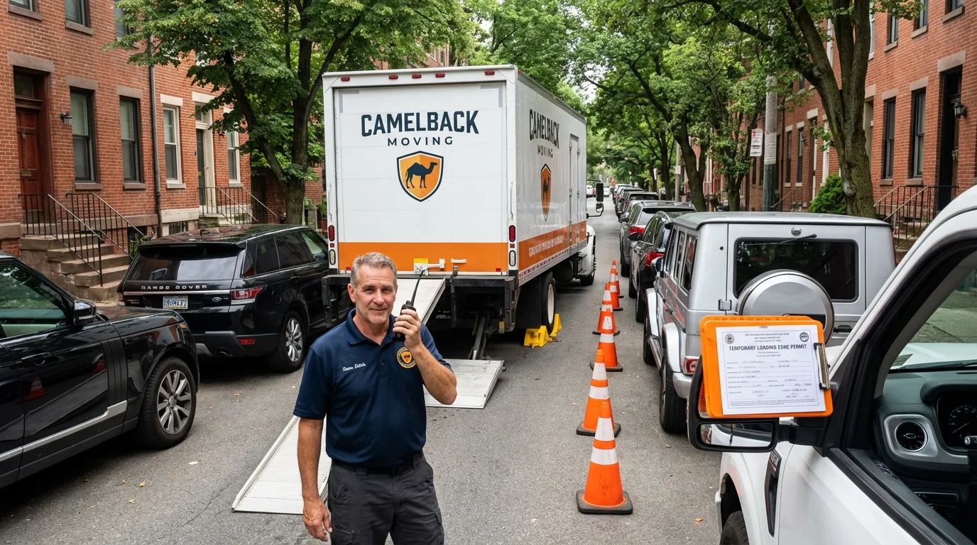 City street loading permit setup in Milton, NY