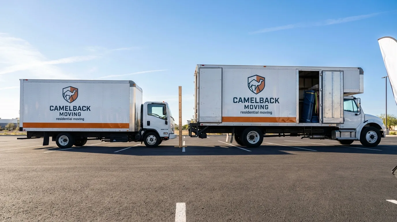 Moving truck size capacity guide in Milton